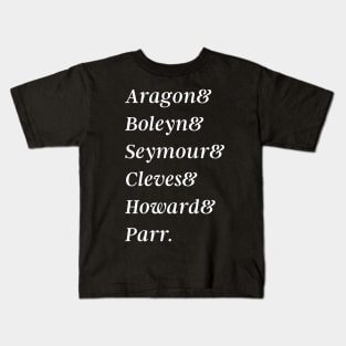 Six Wives Ampersand Design Kids T-Shirt